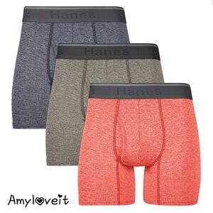 Hanes Comfort Flex Fit Breathable Stretch Mesh Boxer Briefs #61